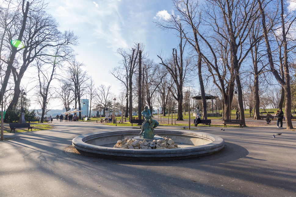 Fontana Ribar, Kalemegdan.